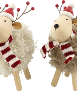 9707 REINDEERS JOLLY DEER S/2